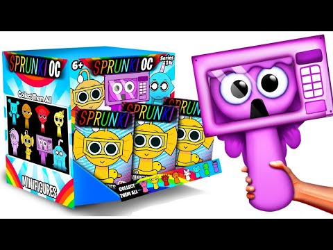 ¡La CAJA MISTERIOSA más GRANDE de Sprunki OC! 📦🎉 NUEVO TELE, Lily, AQUA, BAILEY Minifiguras