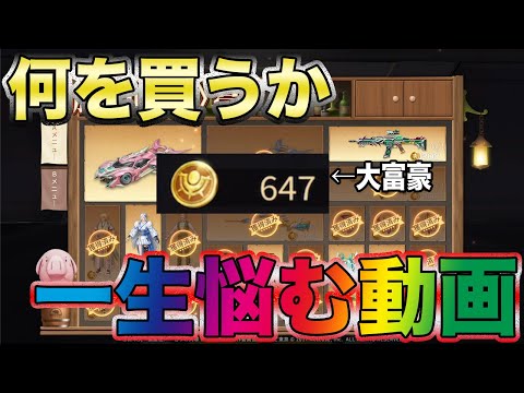 【荒野行動】貯まりに貯まった金車でも何でも買える王国コインで爆買いした結果