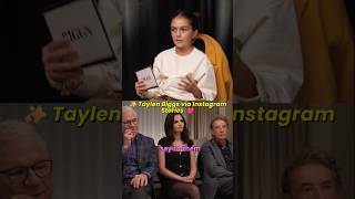 Taylen Biggs shares love for Selena Gomez #shorts #selenagomez #fyp
