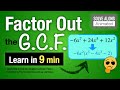 Factoring Polynomials Using the Greatest Common Factor