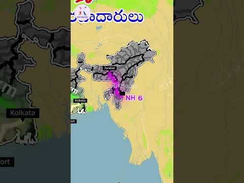Top 10 National Highways In India #shorts #trending #currentaffairs #facts #map