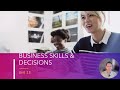 Business Skills in Decision Making: Elevator Pitch
