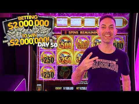 1 <strong>MILLION</strong> WON… Can we keep it <strong>up</strong>?? ⚡ Day 50: Betting $2M to WIN $2M