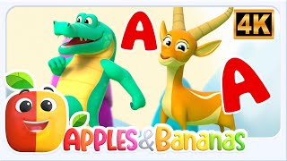Letter A Story, Down in the Meadow Fun Learning Videos for Children