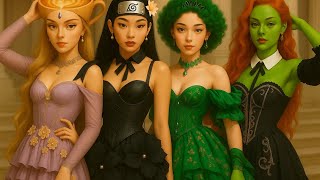 Anomali catwalk gaun versi DISNEY dan pengantin #anomali