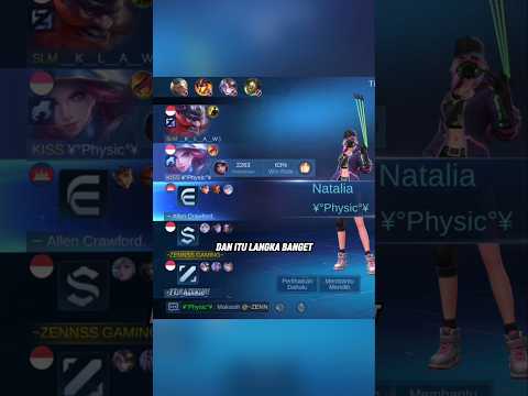 Meta Baru Natalia Jungler #MLBBCreator#MLBBNEXT2025