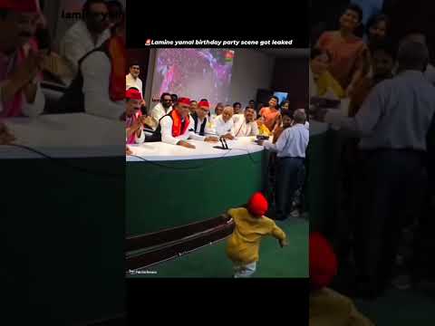 Scenes from lamine's birthday party 😭 #barcelona #football #realmadrid #messi #ronaldo #yamal