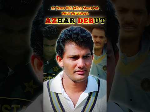 22 Year Old Azhar's Real Debut Moment In ODI 😱 #cricket