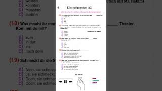 4. Einstufungstest A2 #deutschlernen #germanlanguage