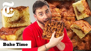 If a Cinnamon Roll and Focaccia Had a Baby, It Would Be This Cake | Bake Time | NYT Cooking