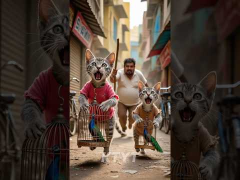 Peacock’s Gratitude 🦚 | Poor Kittens Saved By Kindness 😿