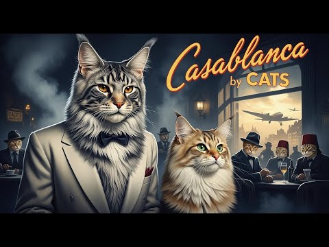 Casablanca Filmed by Cats | Catsablanca | Casablanca par des Chats | Casablanca von Katzen gefilmt