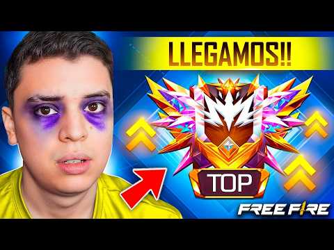 ¡YA NO PUEDO MAS PERO HOY LLEGAMOS A GRAN MAESTRO EN FREE FIRE  !!! 🔥