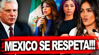 MEXICO contra Diaz Canel y la dictadura socialista!!!