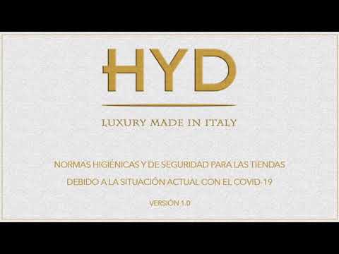HYD Luxury Made in Italy - Normas higiénicas y de seguridad para las tiendas