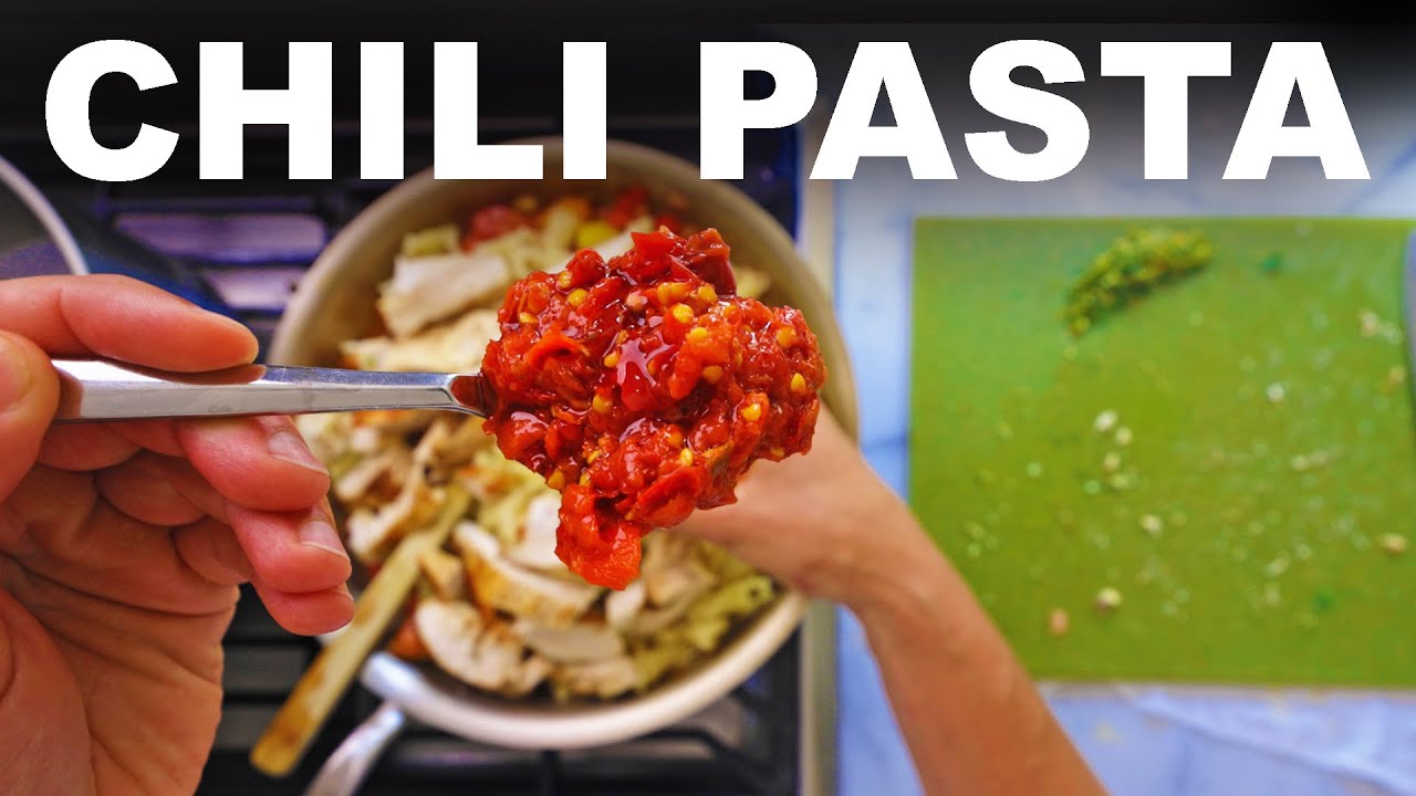 Calabrian chili pasta (salad)