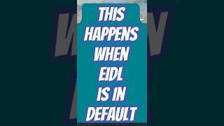 This Happens WHEN EIDL is at Treasury