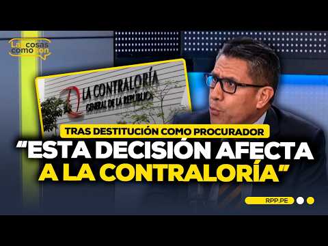 🗣️ Amado Enco SE PRONUNCIA tras destitución como procurador público de la Contraloría #LASCOSASRPP