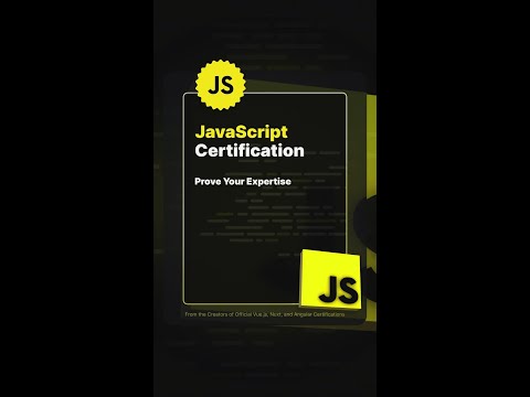 JavaScript Certification: Validate Your Knowledge, Gain Confidence & Unlock New Skills