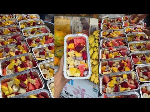 😱 रोज 1000 से भी ज्यादा प्लेट Fruit Salad बिकती है| Nagpurstreetfood🔥#youtubevideo #streetfood #food