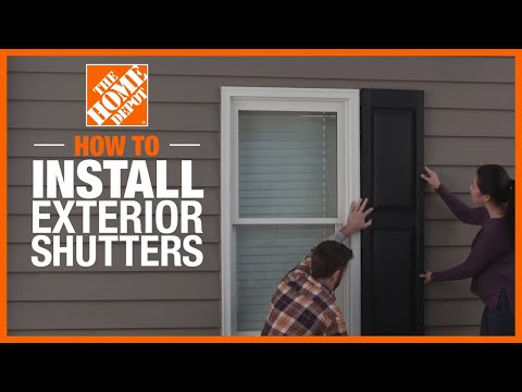 How to Install Exterior Shutters