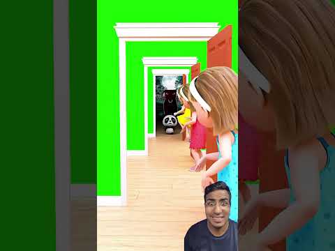 O cachorro quer pegar o Panda!😱😂 #funny #comedy #cute #animation #3d #panda