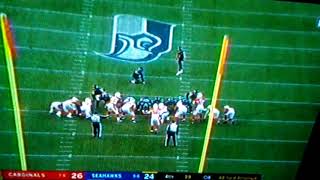 BLAIR WALSH MISSED KICK SEAHAWKS VS CARDINALS SEASON END GAME TODAY 12-31-17
