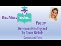 Understanding 'Hurricane Hits England' by Grace Nichols