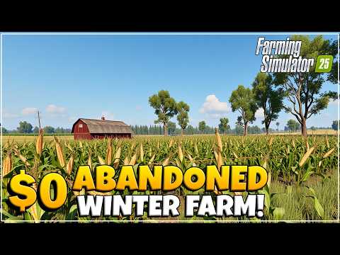 SPENDING 100 DAYS HARVESTING CORN ON MY ABANDONED FARM IN THE SNOW!