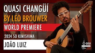 João Luiz performs "Sonata Cubana N. 7: Quasi Changüí" by Leo Brouwer on a 2024 So Kimishima guitar