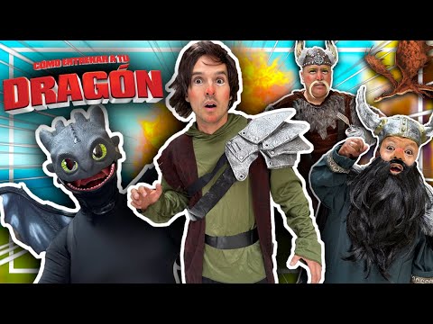 Un dia como los personajes de Cómo Entrenar a tu Dragón !! / Memo Aponte