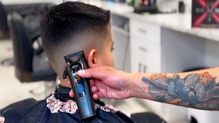 SKIN FADE BIEN PULIDO CON LA NUEVA MAQUINA 360 JEEZY! 🤯💈 #360jeezy #barberia