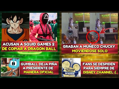 ACUSAN A EL JUEGO DEL CALAMAR DE COPIAR A DRAGON BALL | GRABAN A CHUCKY MOVIENDOSE SOLO | GUMBALL