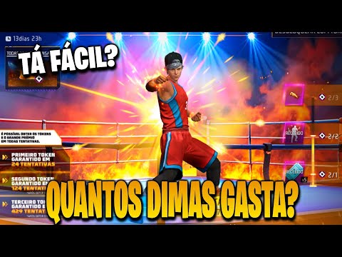 PEGANDO PUNHO ARDENTE, PUNHO DE FOGO TORRE DE TOKENS FREE FIRE, NOVO EVENTO FF - NOVIDADES FREE FIRE