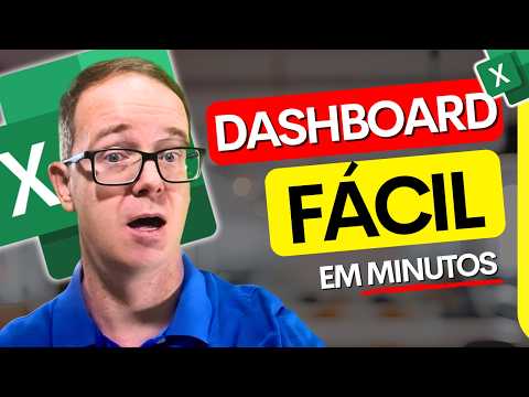 Como Fazer DASHBOARD Simples em MINUTOS NO EXCEL (Atualizado)