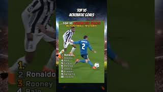 🔥 10 Gol Akrobatik Terbaik dalam Sejarah Sepak Bola Part end #shorts #sepakbola #football