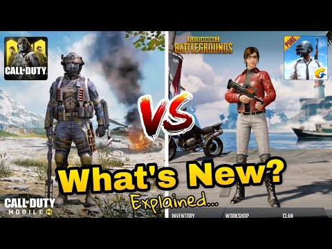 Call of Duty Mobile vs PUBG MOBILE "What's new"🔥 (Explained)