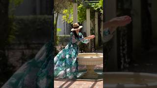 Singing with the birds at the Tangier Palace in Morocco #tangier #morocco #mezzosoprano #gardeneden