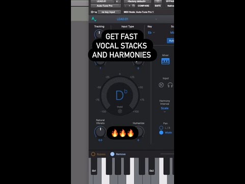 Shortcut for awesome vocal stacks and harmonies