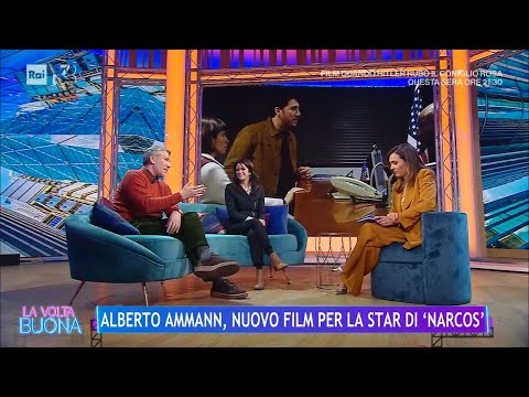 Alberto Amman, nuovo film per la star di "Narcos" - La Volta Buona 24/01/2024