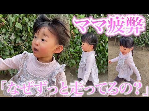 【ママ疲弊】２歳娘のダッシュとおしゃべりがとどまることを知らない…