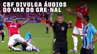 CBF divulga áudios do VAR do Gre-Nal