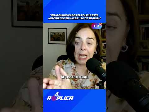 “EN ALGUNOS CASOS EL POLICÍA ESTÁ AUTORIZADO EN HACER USO DE SU 4RMA” | RÉPLICA #shorts