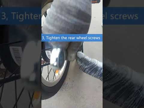 How to repair the rear wheel (5639)