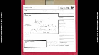 Hessischer Rundfunk - Sendebeitrag ''Beuys' Gedankenbank (Dialog von Sigi Lehman und Bernd Hummel)''