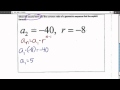 Geometric Sequences and Formulas