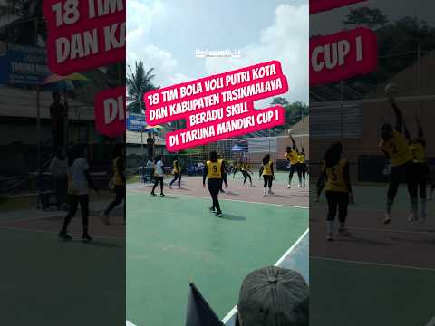 18 Tim Bola Voli Putri Kota dan Kabupaten Tasikmalaya Beradu Skill di Taruna Mandiri Cup I