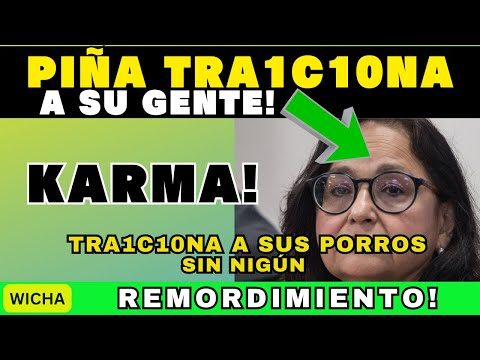 PIÑA LOS TRAICIONA! DIÓ LAS LISTAS   JUEZ ECHA DE CABEZA AL PJ