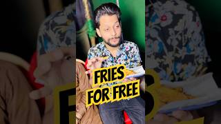 Choona Laga diya😂 Fries khanay ki trick😁 Salman Noman❤️ #shorts