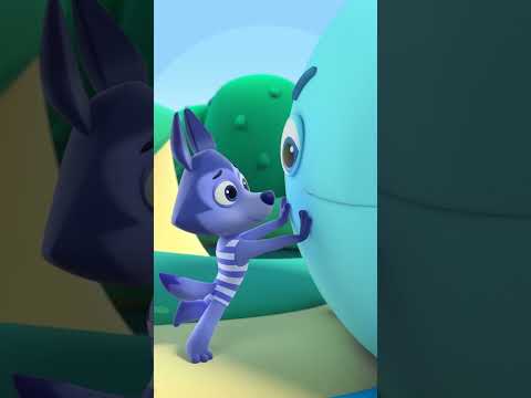 Я - Волчонок Туруру Доброго Кита спасу! #shorts #мультики #песенки Цветняшки